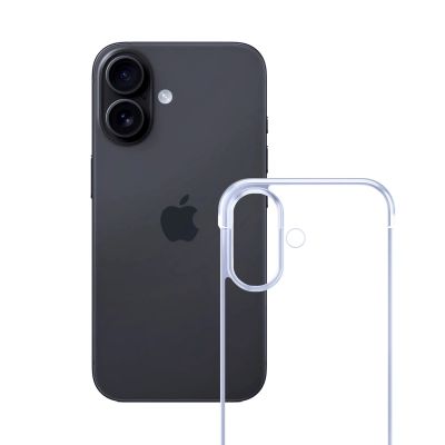 3. 3mk Just20g Clear Case for Apple iPhone 16 - transparent