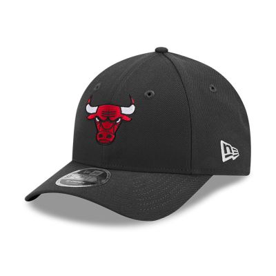 New Era 9FORTY Chicago Bulls NBA Team M-Crown Black Snapback Cap - 60755469