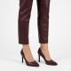 5. Burgundy spic pumps Sergio Leone 1339