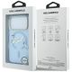 8. Karl Lagerfeld Script Logo MagSafe Case for iPhone 18 Pro / 17 Pro – light blue
