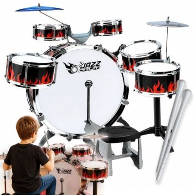 SUPRIMO K-DRUMS 2 large drum set for children with 6 drums