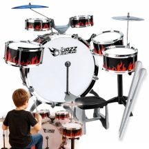 SUPRIMO K-DRUMS 2 large drum set for children with 6 drums