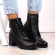 13. Potocki W WOL177A high heel and platform ankle boots, black