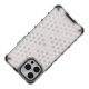 7. Honeycomb Case armor cover with TPU Bumper for iPhone 13 Pro Max blue
