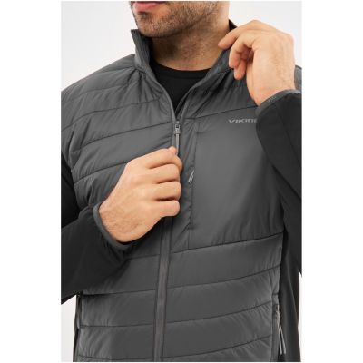 Primaloft men's jacket VIKING Zemu Man black gray L