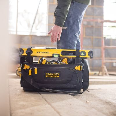 4. Stanley FMST1-80146 Tool Box Small Parts Box Fabric Black, Yellow