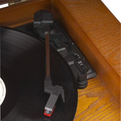9. Denver MRD-51 Wooden Retro Music Center with Turntable