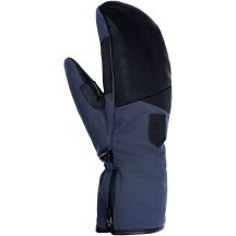 VIKING Norvik Mitten men's ski gloves navy blue with black leather 10