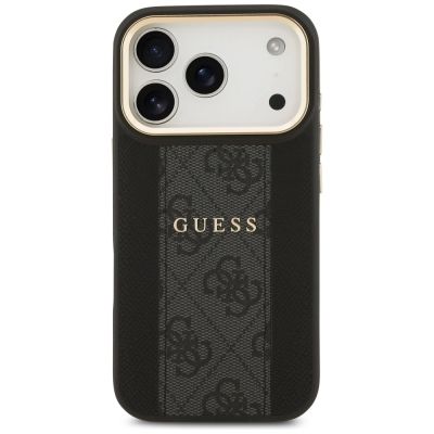 3. Guess 4G Stripe MagSafe case for iPhone 17 Pro - black