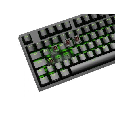 9. GENESIS Thor 404 TKL Gaming Keyboard USB QWERTY German Black