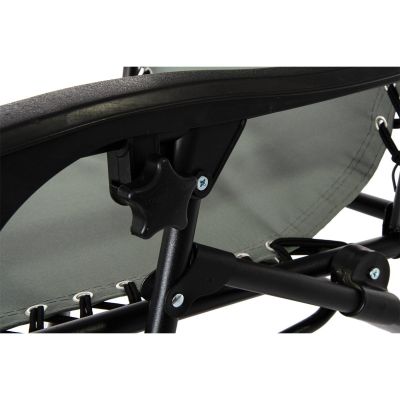 19. BLISS MULTIFUNCTIONAL FOLDABLE GARDEN DECHAIR WITH HEADREST, GRAY