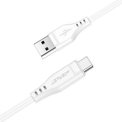 2. Acefast USB cable - USB Type C 1.2m, 3A white (C3-04 white)