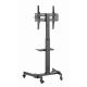 4. GEMBIRD HEIGHT-ADJUSTABLE, MOBILE, WHEEL-FREE TV STAND 32" - 55"