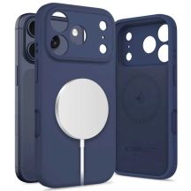 Tech-Protect Silicone MagSafe Case for iPhone 17 Pro Max - Navy Blue