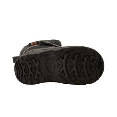 6. Lee Cooper Kids’ Winter Boots, Black Insulated Snow Boots with Velcro Fastener