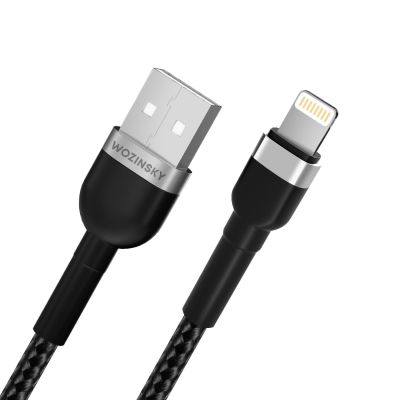 3. Wozinsky WNBAL1 USB-A / Lightning 2.4A cable 1 m - black