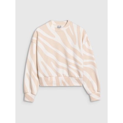 8. Women's sweatshirt without zipper and hood 4F 4FWSS25TSWSF1579-11A