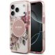 Guess IML Flower & Tonal Circle MagSafe Case for iPhone 18 Pro / 17 Pro – Pink