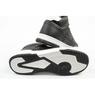 8. Levi's John SE black high-top sports shoes for kids