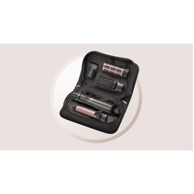 4. Remington AS8606 Hot Air Brush Warm Black, Rose Gold 800W