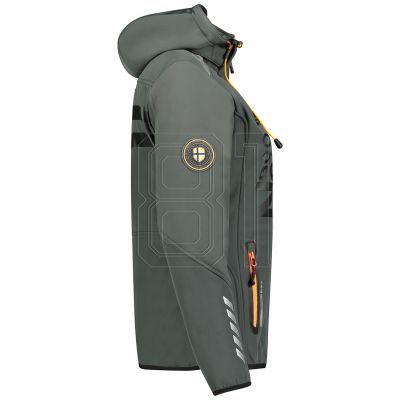 3. Geographical Norway Reine Ass A EO DB 007 W Softshell Jacket WU8184F/GNO-Dark Gray / Orange