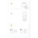 21. Baseus T2 Pro smart GPS tracker for children's handbag keys white (FMTP000002)