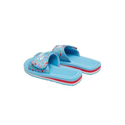 14. Kubota Velcro flaps multicolor floral blue K25SS-100-001-14-1