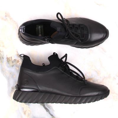 8. Rieker W RKR611B leather shoes black