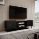 4. TV cabinet EF ONDA 180x40x39-58 black (standing or hanging)