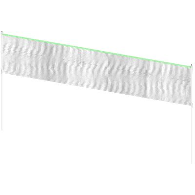 5. BADMINTON VOLLEYBALL NET POSTS SET 609x220CM
