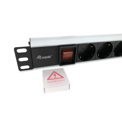 2. Equip 333293 PDU 8-way power distribution unit 1U Black, Silver