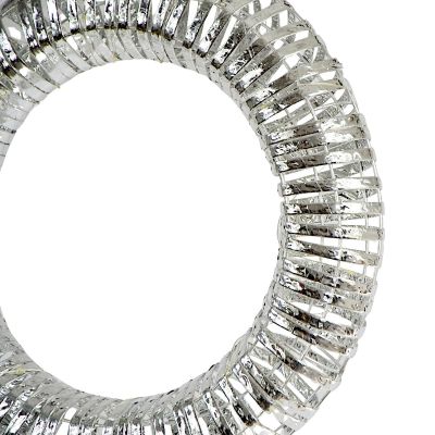 2. DECORATIVE WREATH TIRE 30LED 40CM SILVER