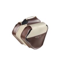 SCANSANO cream brown trunk bag