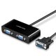 Ugreen 40254 1x2 VGA Splitter 1920x1440 60Hz - Black