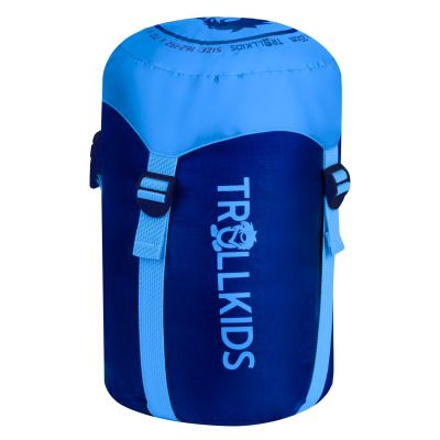 5. Trollkids Fjell Dreamer outdoor sleeping bag for children's camping tent, black (950-100)