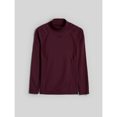 10. Seamless thermal ski underwear with quick-drying finish – women’s long-sleeve top 4F 4FWAW26USEAF324-60S