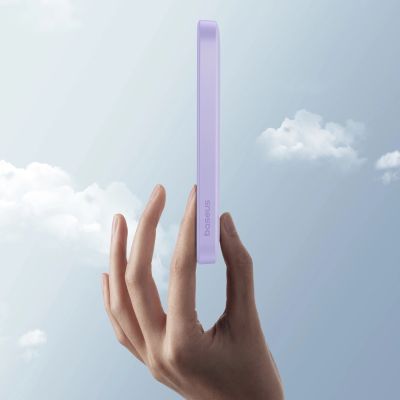 8. Baseus mini power bank 5000mAh 20W + USB-C cable (20V/3A) - purple