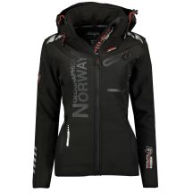 Lady Softshell Geographical Norway REINE BLACK-BLACK LADY 2601 DBC Black / Black (WW7043F/GN Black / Black)/wu8088