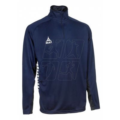 3. SELECT SPAIN 1/2 ZIP navy sweatshirt