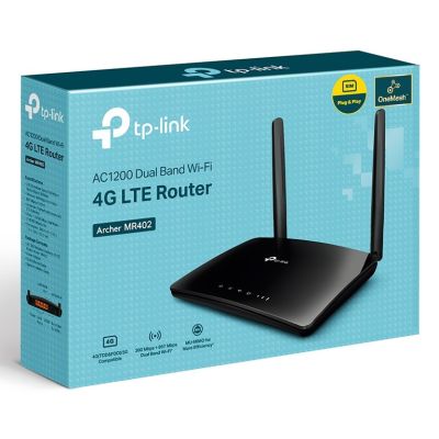 6. TP-LINK Archer MR402 AC1200 Wireless Dual Band 4G LTE Router