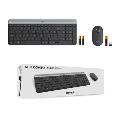 8. Wireless Keyboard and Mouse Combo MK470 GRAPHITE