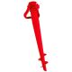 7. RED PLASTIC UMBRELLA MOUNTING BASE, SCREW-IN