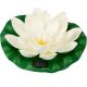 2. SOLAR LAMP WATER LILY 18CM WHITE