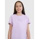 2. Girls' regular printed T-shirt 4F 4FJWSS25TTSHF1871-52S