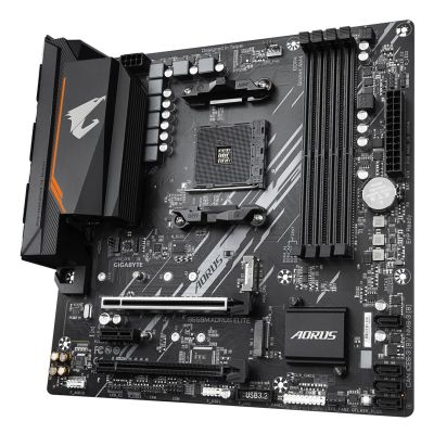 4. Gigabyte B550M AORUS ELITE Socket AM4 micro ATX AMD B550 motherboard