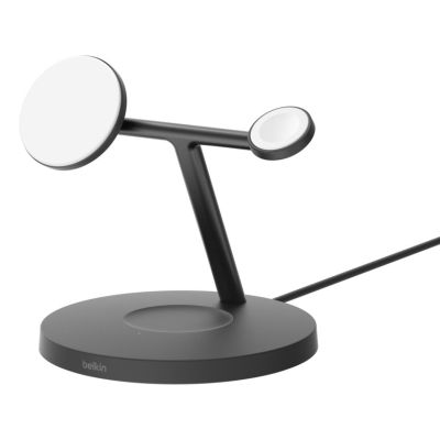 2. BELKIN BOOSTCHARGE PRO 3IN1 MAGSAFE 15W QI2, BLACK