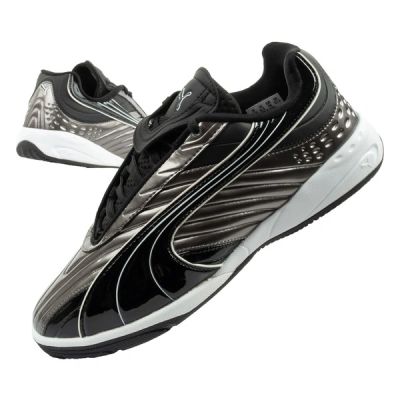 Puma sports shoes sneakers youth V-S2 Goalgetter fashionable silver