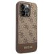 4. Guess GUHCP14LG4GLBR iPhone 14 Pro 6.1" brown/brown hard case 4G Stripe Collection