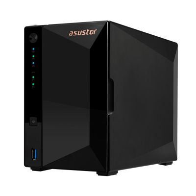 5. NAS Asustor AS3302T v2; Tower; 2x (3.5" SATA HDD/ 2.5" SSD); Realtek RTD1619B, 2GB DDR4, 1x 2.5GbE, 3x USB 3.2