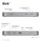 5. CLUB3D CSV-2563 Thunderbolt 5 Docking Station Silver